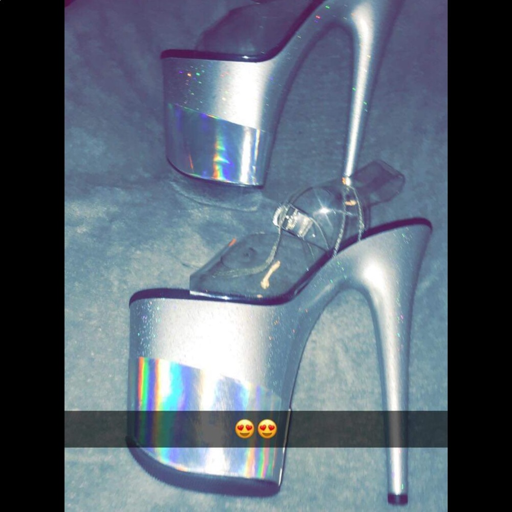 Pleaser flamingo platform heels